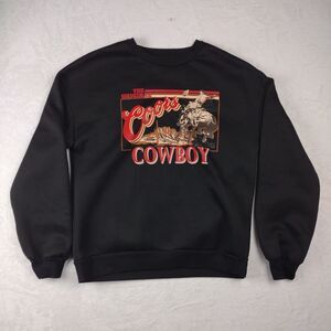 Womens Small The Original COORS COWBOY Crewneck Sweatshirt/pullover Coors Beer